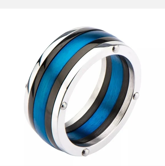 Inok Black & Blue-Plated Polished - Picture 3 of 11